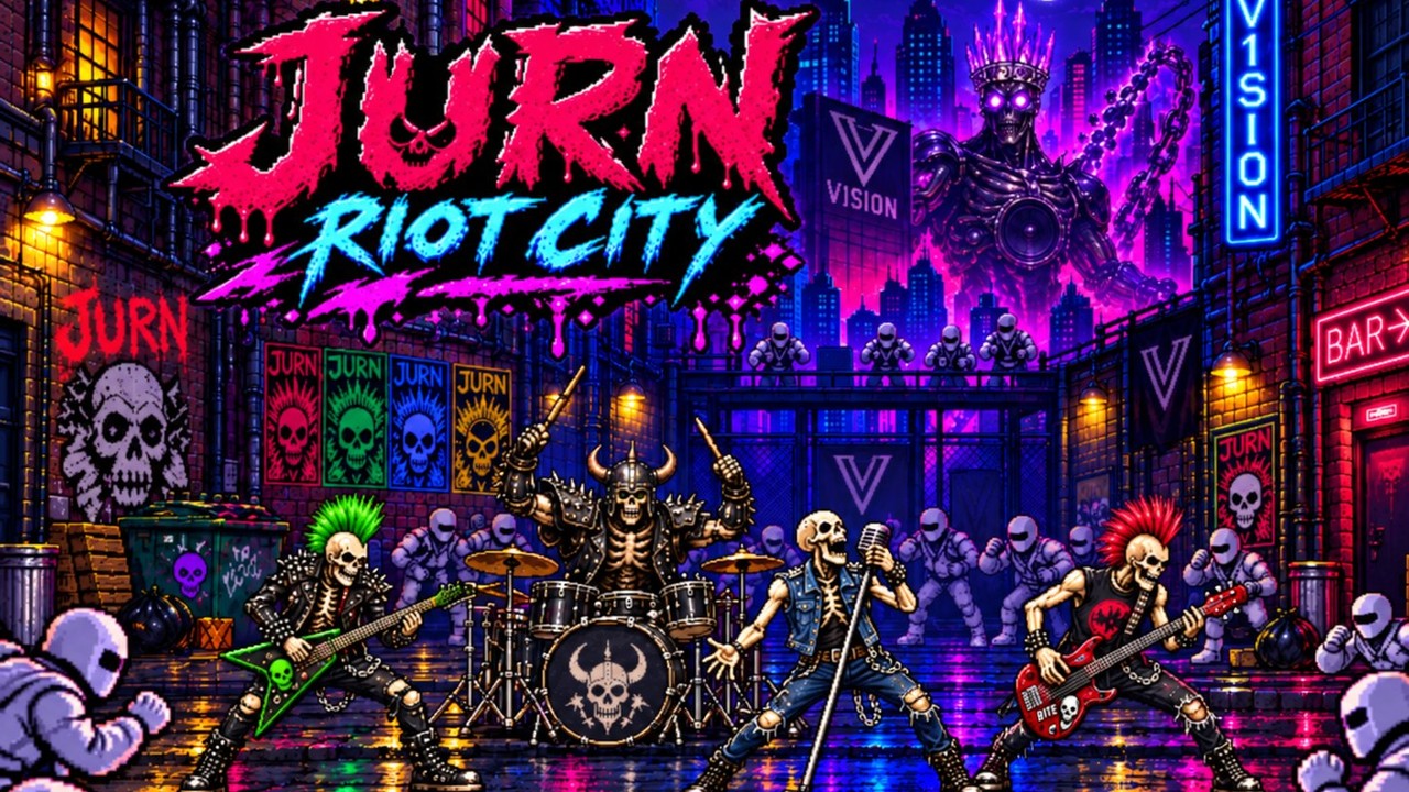 JURN: RIOT CITY — the JURN band faces off against The V1SION