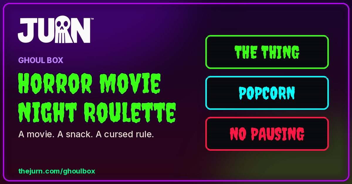 Horror Movie Night Roulette